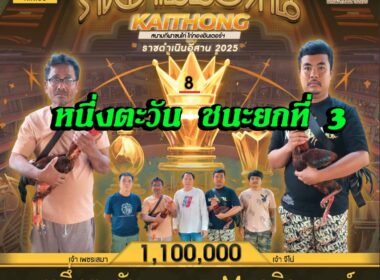 หนึ่งตะวัน 🆚 M เจริญยนต์  🟦หนึ่งตะวัน ชนะยกที่ 3