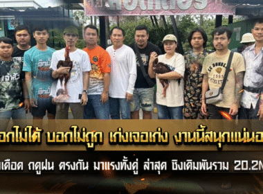 เลือกไม่ได้ บอกไม่ถูก เก่งเจอเก่ง งานนี้สนุกแน่นอน   ศึกเดือด ถดูฝน ตรงกัน มาแรงทั้งคู่ ล่าสุด ชิงเดิมพันรวม 20.2M