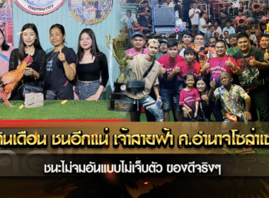 ไม่เกินเดือน ชนอีกแน่ เจ้าสายฟ้า ศ.อำนาจโซล่าเซลล์