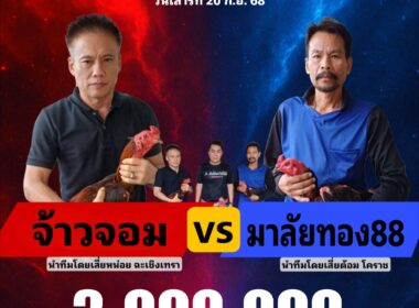 จ้าวจอม 🆚มาลัยทอง88