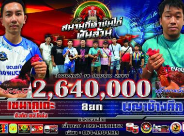 เซมากูเตะ สังกัด สจ.โหน่ง  🆚 พญาช้างศึก