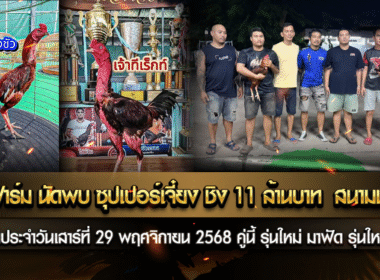 ณัฐนัยฟาร์ม นัดพบ ซุปเปอร์เจี๋ยง ชิง 11,200,000 บาท สนามนานาภาค